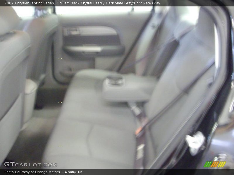 Brilliant Black Crystal Pearl / Dark Slate Gray/Light Slate Gray 2007 Chrysler Sebring Sedan