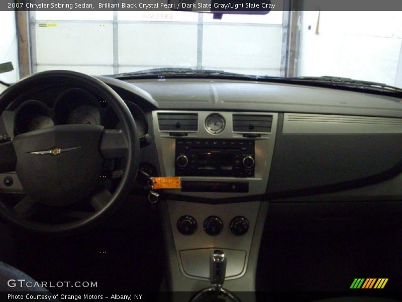 Brilliant Black Crystal Pearl / Dark Slate Gray/Light Slate Gray 2007 Chrysler Sebring Sedan
