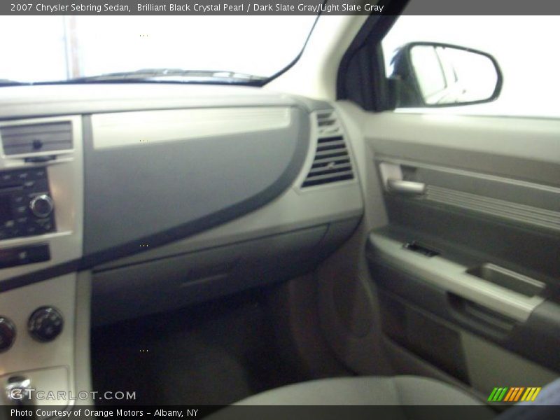 Brilliant Black Crystal Pearl / Dark Slate Gray/Light Slate Gray 2007 Chrysler Sebring Sedan
