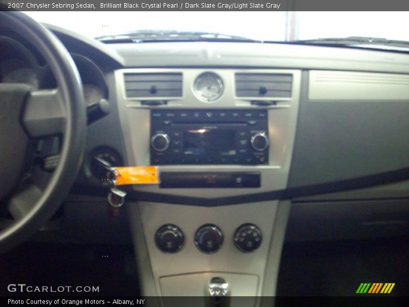 Brilliant Black Crystal Pearl / Dark Slate Gray/Light Slate Gray 2007 Chrysler Sebring Sedan