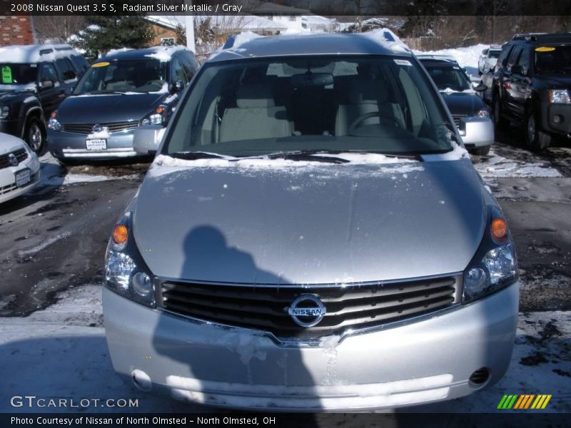 Radiant Silver Metallic / Gray 2008 Nissan Quest 3.5 S