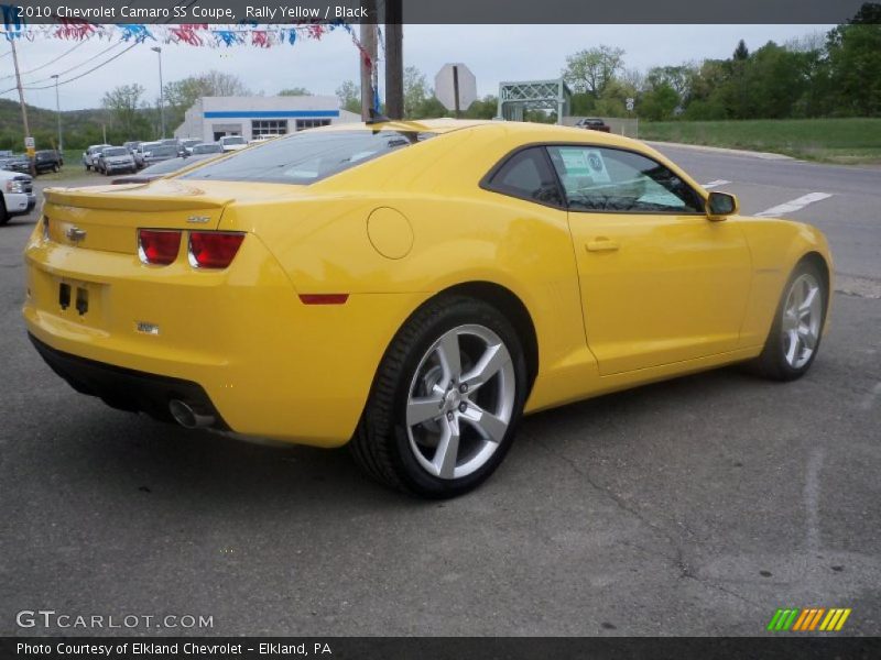 Rally Yellow / Black 2010 Chevrolet Camaro SS Coupe