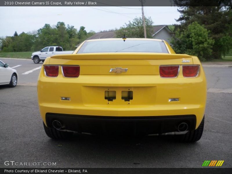 Rally Yellow / Black 2010 Chevrolet Camaro SS Coupe