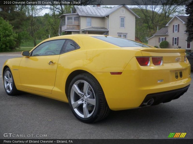 Rally Yellow / Black 2010 Chevrolet Camaro SS Coupe