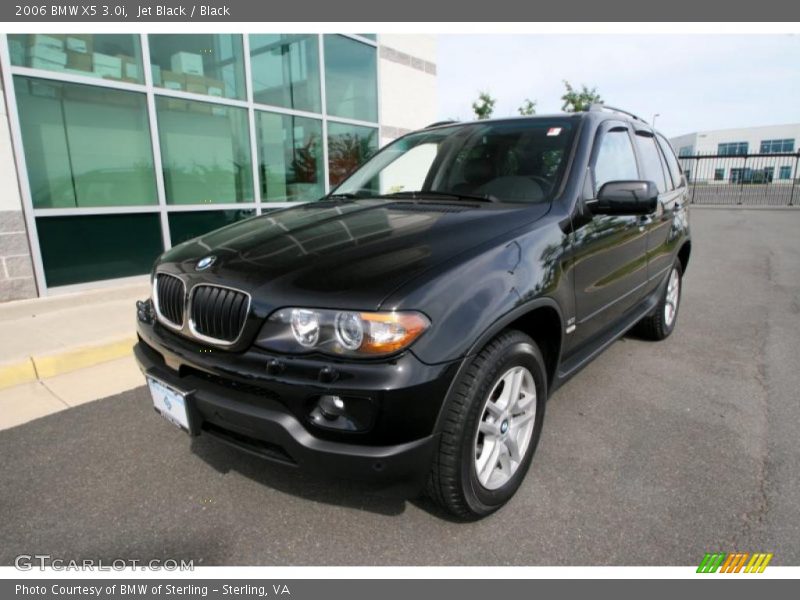 Jet Black / Black 2006 BMW X5 3.0i