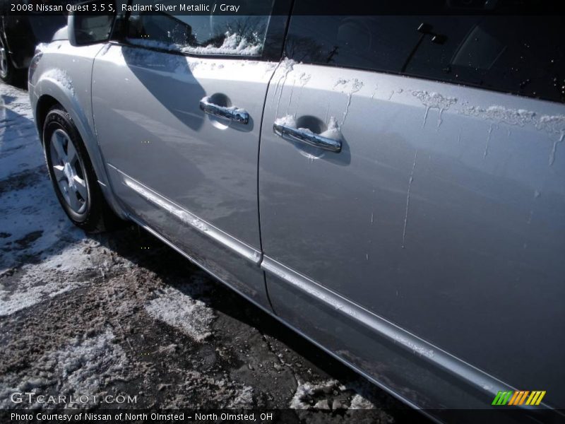 Radiant Silver Metallic / Gray 2008 Nissan Quest 3.5 S