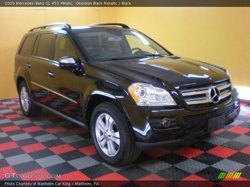 Obsidian Black Metallic / Black 2009 Mercedes-Benz GL 450 4Matic