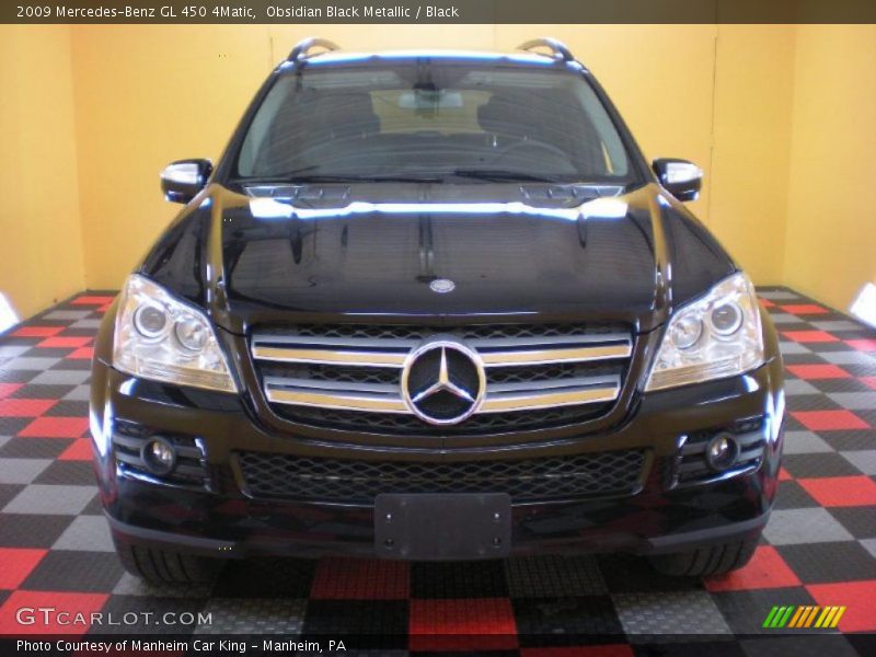 Obsidian Black Metallic / Black 2009 Mercedes-Benz GL 450 4Matic
