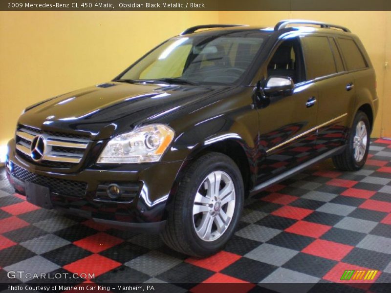 Obsidian Black Metallic / Black 2009 Mercedes-Benz GL 450 4Matic