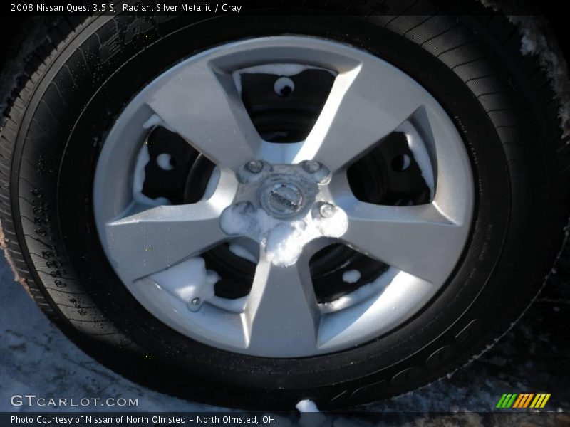 Radiant Silver Metallic / Gray 2008 Nissan Quest 3.5 S