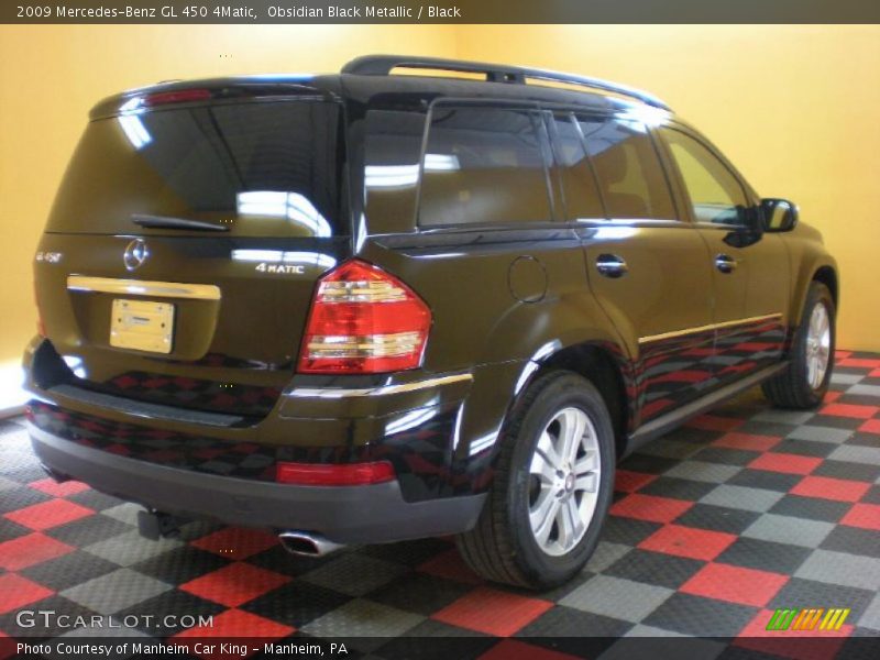 Obsidian Black Metallic / Black 2009 Mercedes-Benz GL 450 4Matic