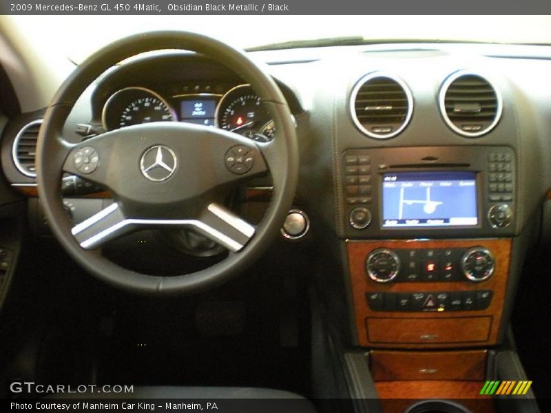 Obsidian Black Metallic / Black 2009 Mercedes-Benz GL 450 4Matic