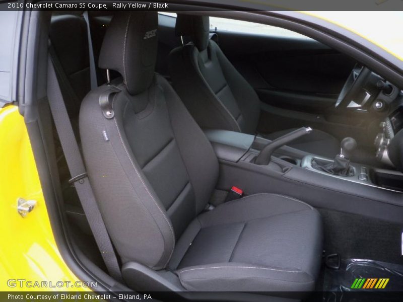 Rally Yellow / Black 2010 Chevrolet Camaro SS Coupe