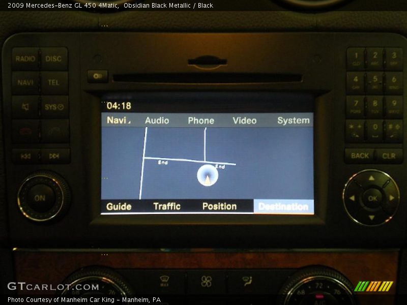 Obsidian Black Metallic / Black 2009 Mercedes-Benz GL 450 4Matic
