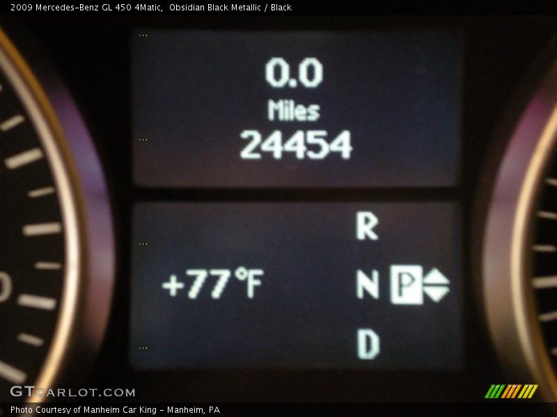 Obsidian Black Metallic / Black 2009 Mercedes-Benz GL 450 4Matic