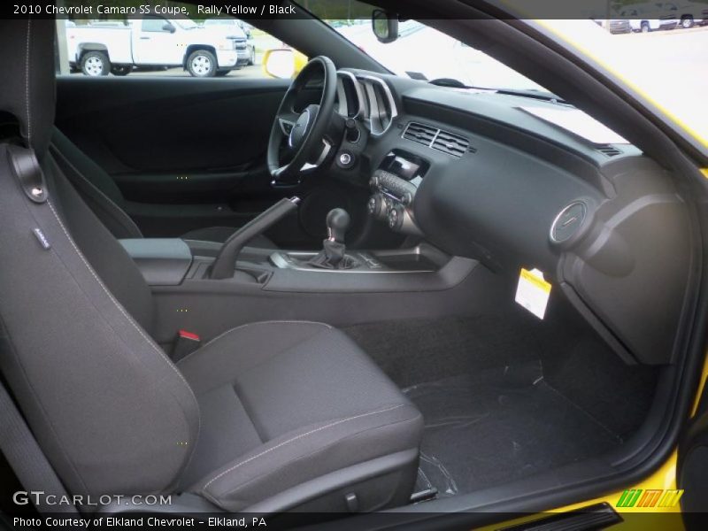 Rally Yellow / Black 2010 Chevrolet Camaro SS Coupe