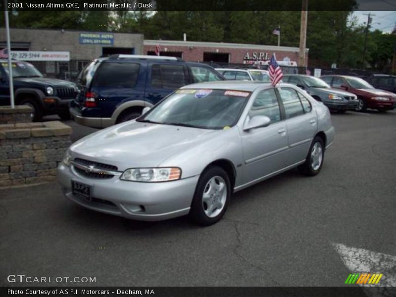 Platinum Metallic / Dusk 2001 Nissan Altima GXE