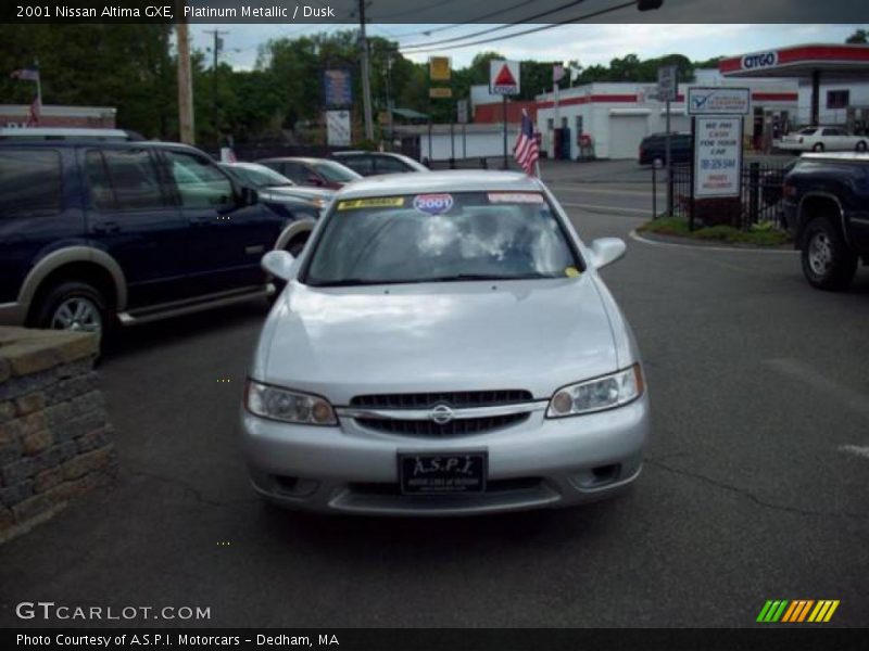 Platinum Metallic / Dusk 2001 Nissan Altima GXE