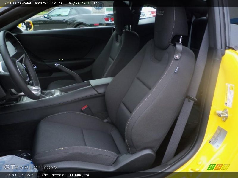 Rally Yellow / Black 2010 Chevrolet Camaro SS Coupe