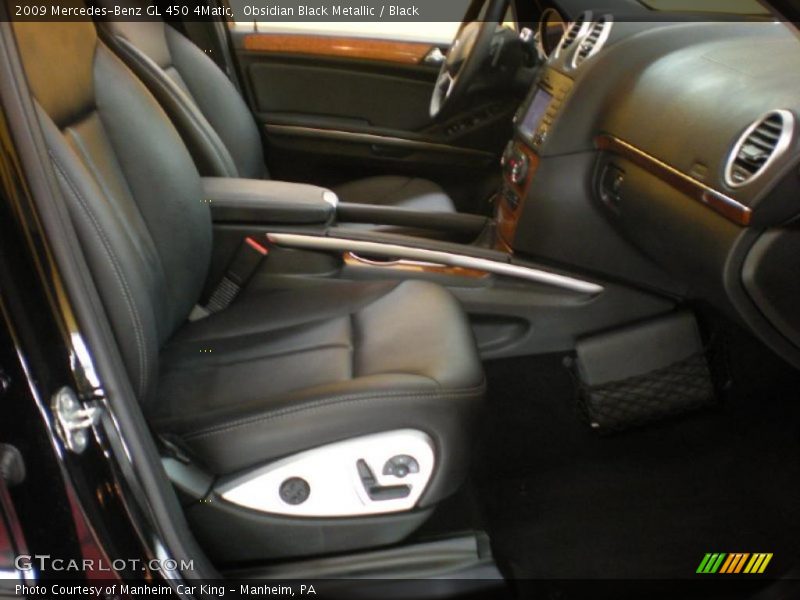 Obsidian Black Metallic / Black 2009 Mercedes-Benz GL 450 4Matic