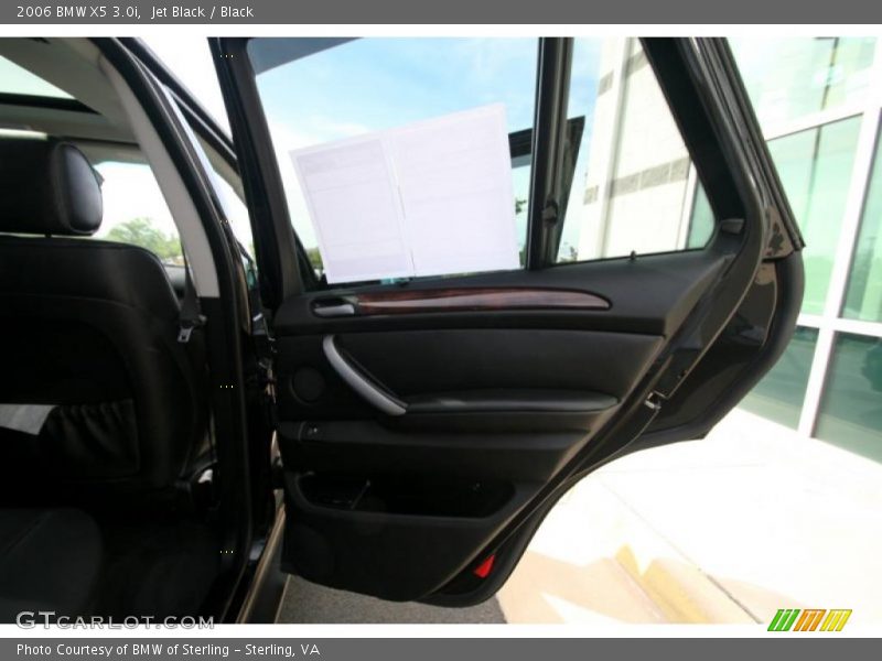 Jet Black / Black 2006 BMW X5 3.0i