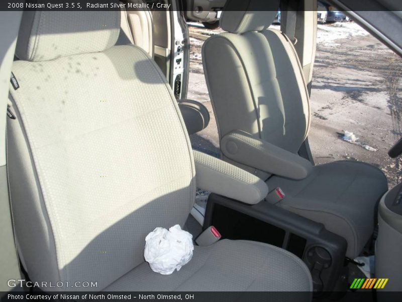 Radiant Silver Metallic / Gray 2008 Nissan Quest 3.5 S