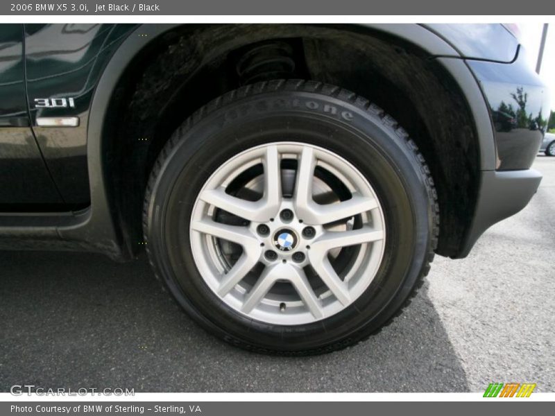 Jet Black / Black 2006 BMW X5 3.0i
