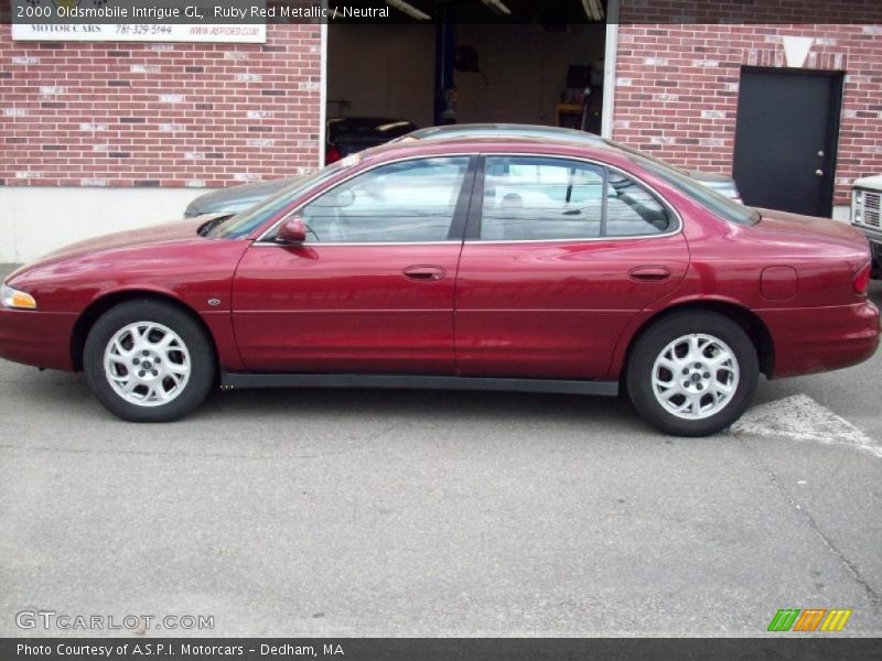 Ruby Red Metallic / Neutral 2000 Oldsmobile Intrigue GL