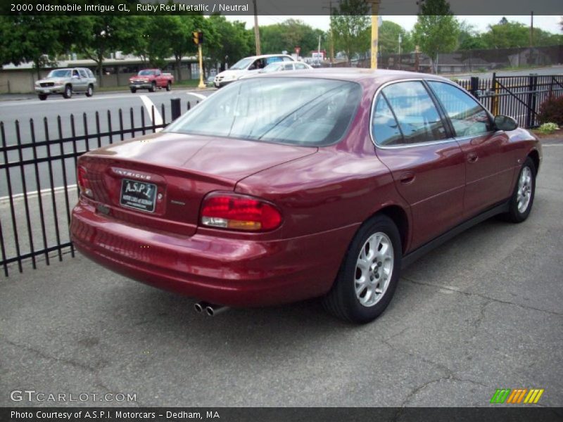 Ruby Red Metallic / Neutral 2000 Oldsmobile Intrigue GL