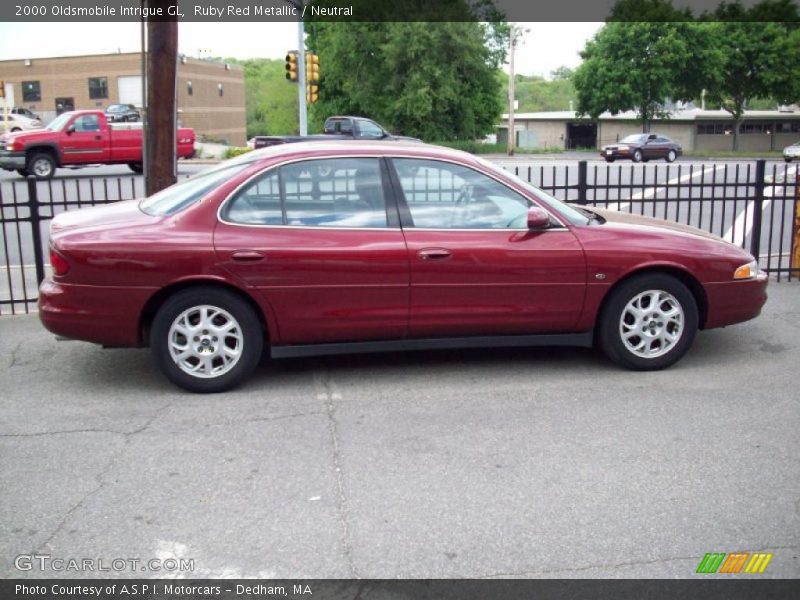 Ruby Red Metallic / Neutral 2000 Oldsmobile Intrigue GL
