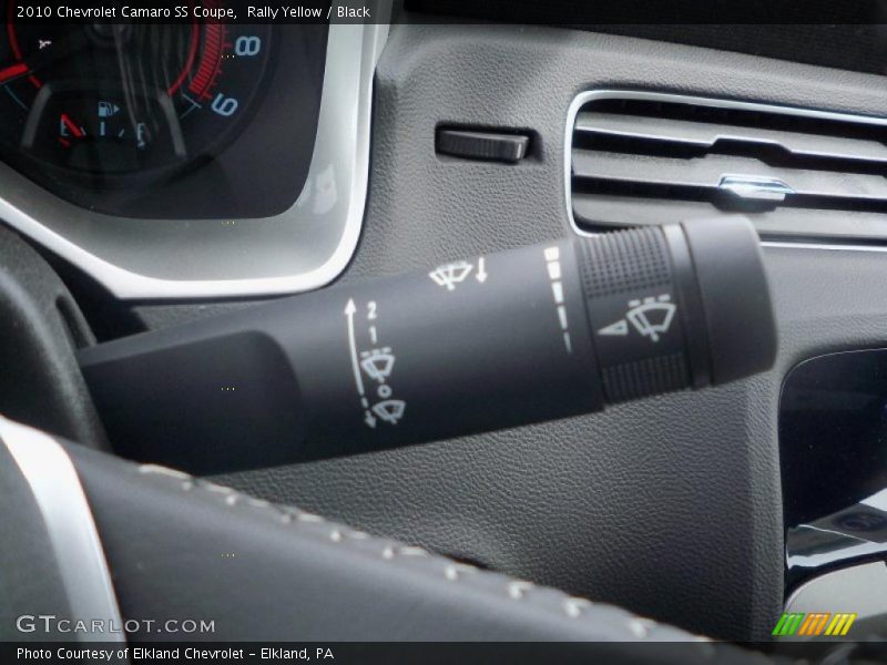 Rally Yellow / Black 2010 Chevrolet Camaro SS Coupe