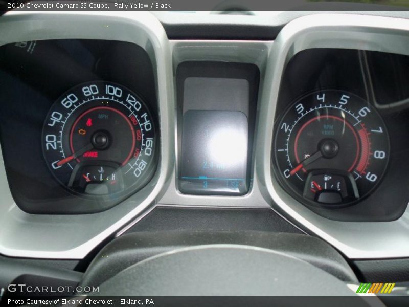 Rally Yellow / Black 2010 Chevrolet Camaro SS Coupe