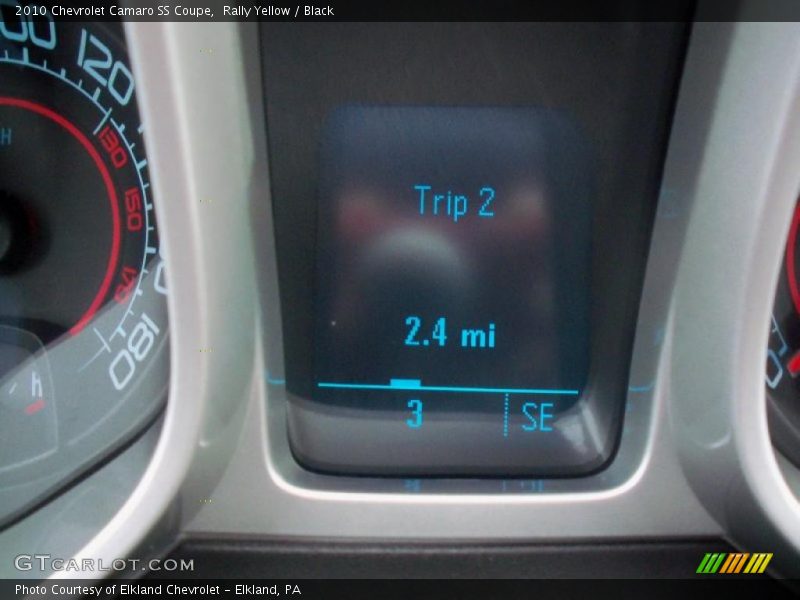 Rally Yellow / Black 2010 Chevrolet Camaro SS Coupe