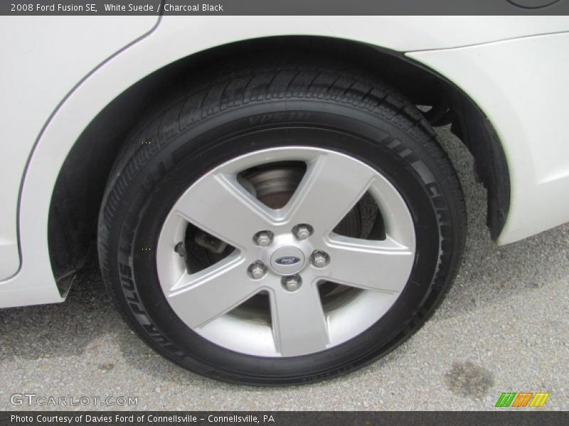 White Suede / Charcoal Black 2008 Ford Fusion SE