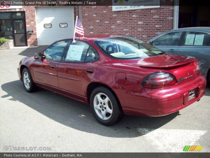 Redfire Metallic / Taupe 2001 Pontiac Grand Prix SE Sedan