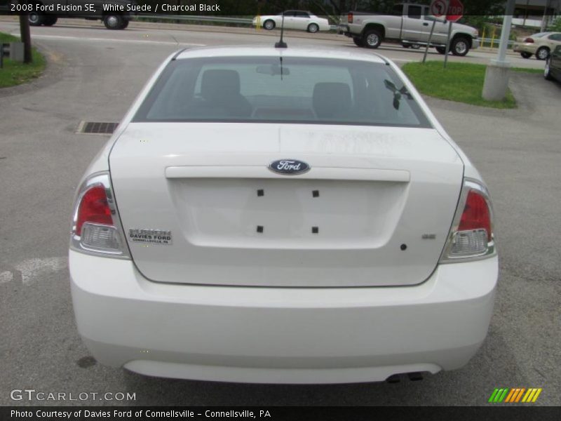White Suede / Charcoal Black 2008 Ford Fusion SE