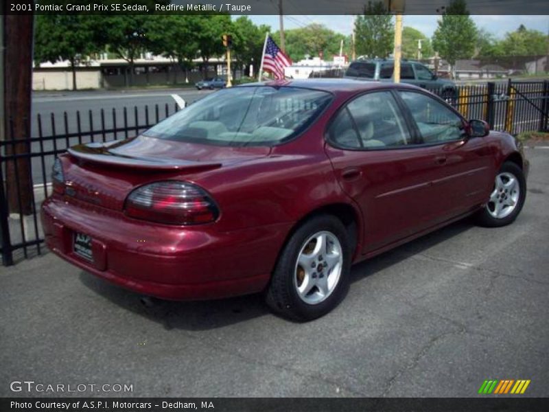 Redfire Metallic / Taupe 2001 Pontiac Grand Prix SE Sedan