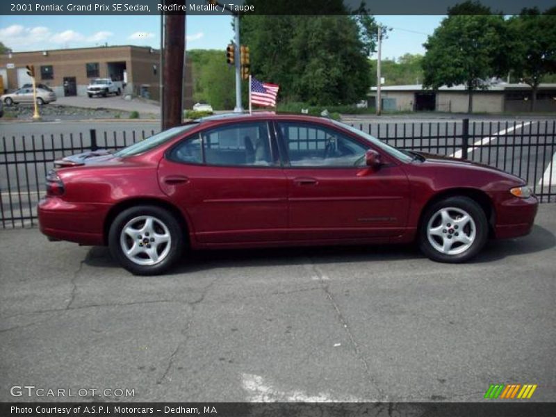 Redfire Metallic / Taupe 2001 Pontiac Grand Prix SE Sedan