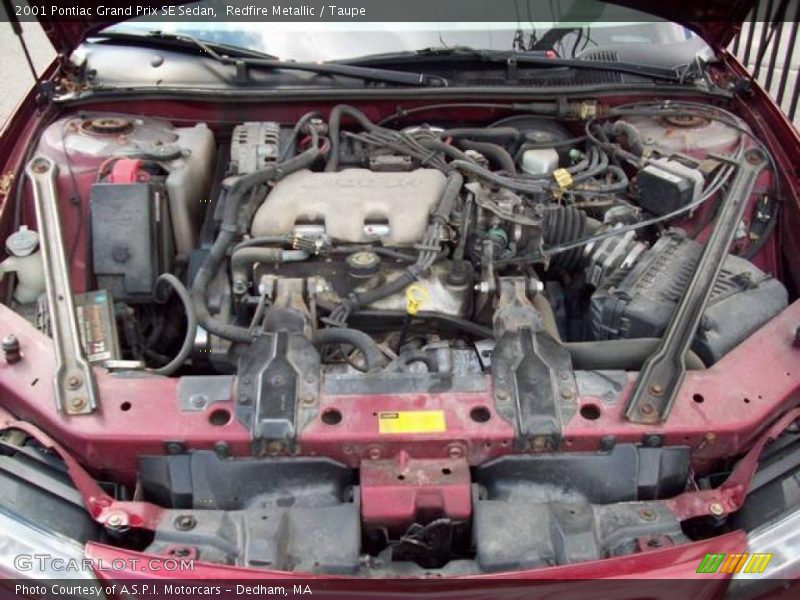 Redfire Metallic / Taupe 2001 Pontiac Grand Prix SE Sedan