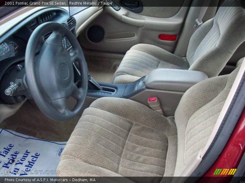 Redfire Metallic / Taupe 2001 Pontiac Grand Prix SE Sedan
