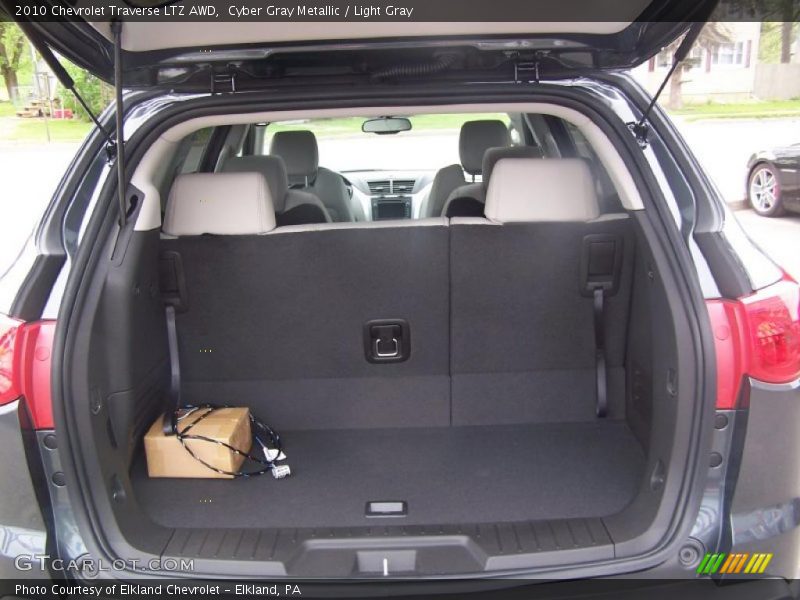 Cyber Gray Metallic / Light Gray 2010 Chevrolet Traverse LTZ AWD