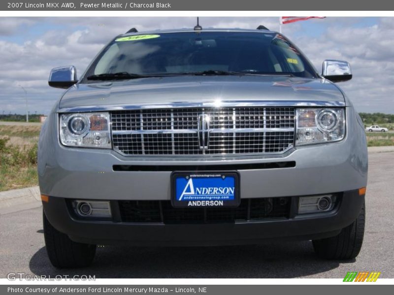 Pewter Metallic / Charcoal Black 2007 Lincoln MKX AWD