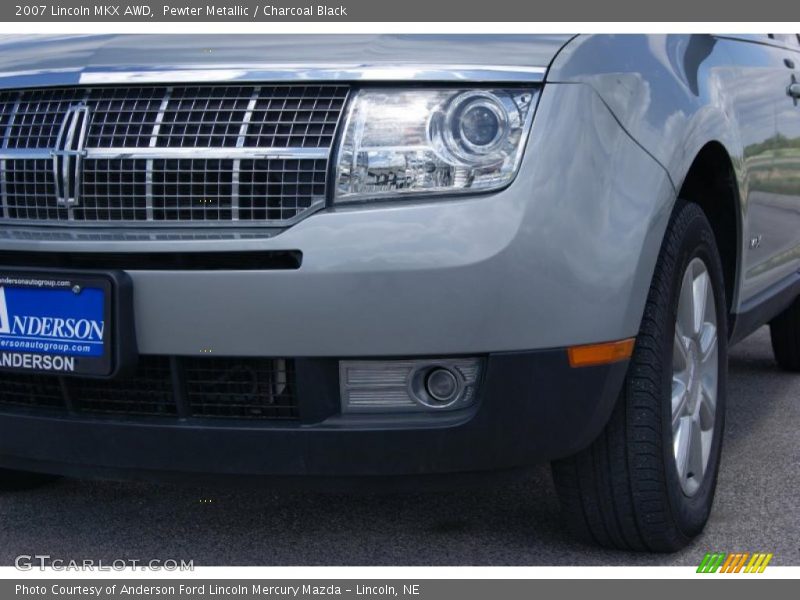 Pewter Metallic / Charcoal Black 2007 Lincoln MKX AWD