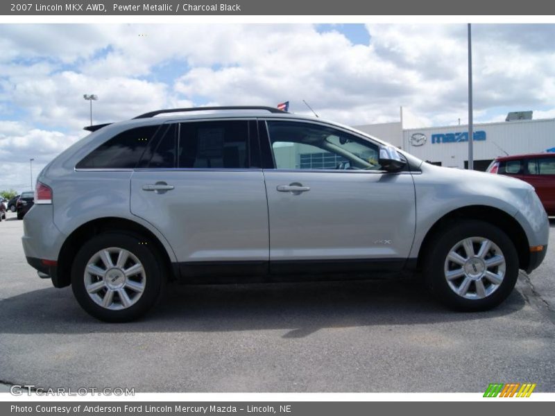 Pewter Metallic / Charcoal Black 2007 Lincoln MKX AWD