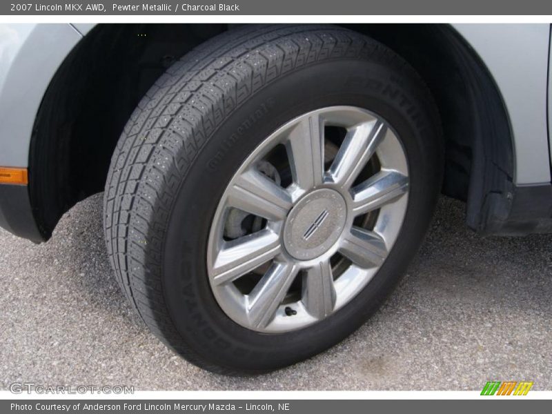 Pewter Metallic / Charcoal Black 2007 Lincoln MKX AWD