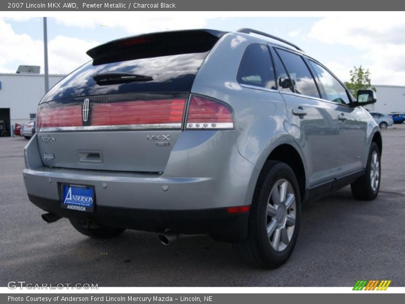 Pewter Metallic / Charcoal Black 2007 Lincoln MKX AWD