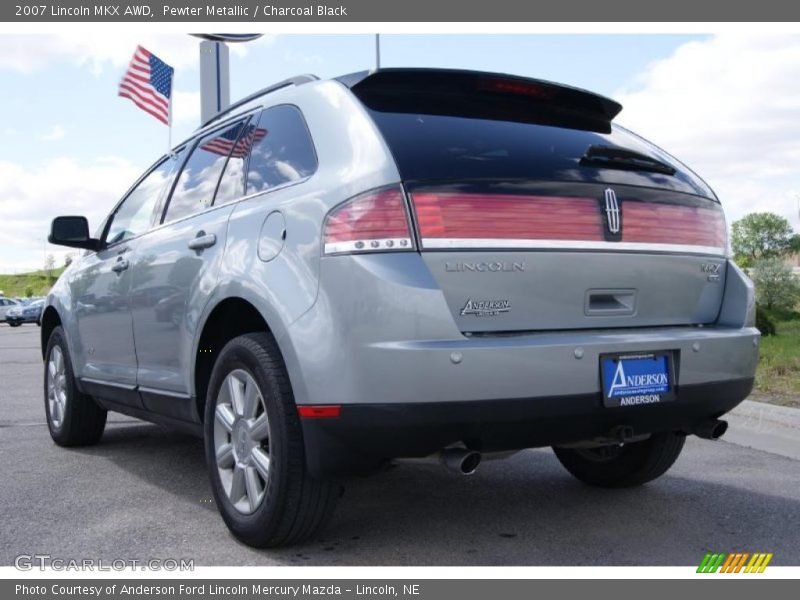 Pewter Metallic / Charcoal Black 2007 Lincoln MKX AWD