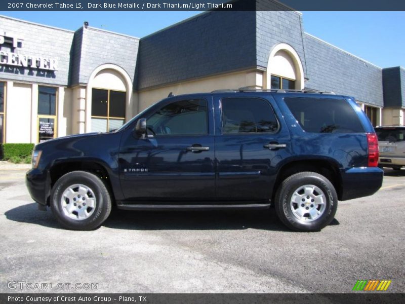 Dark Blue Metallic / Dark Titanium/Light Titanium 2007 Chevrolet Tahoe LS