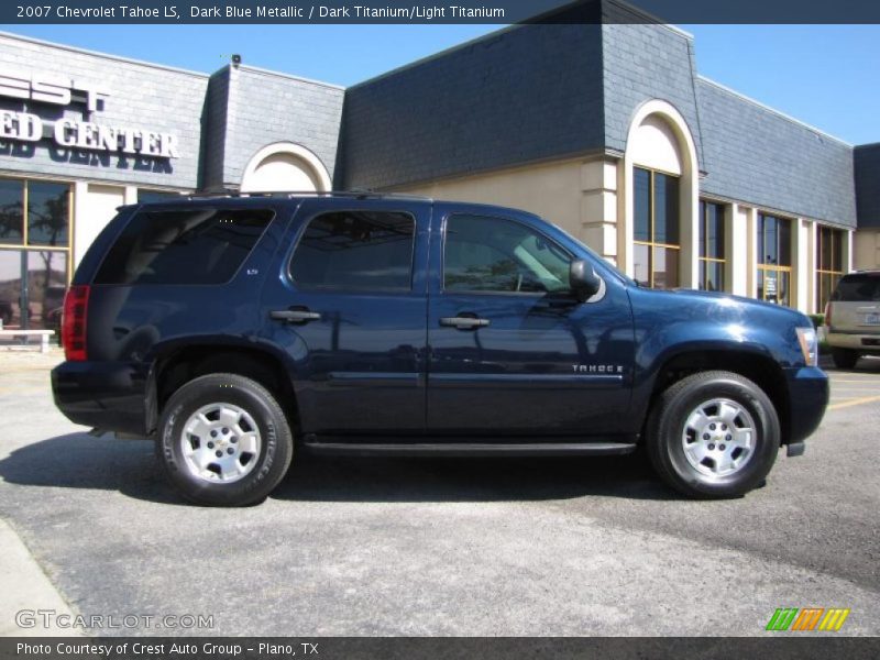 Dark Blue Metallic / Dark Titanium/Light Titanium 2007 Chevrolet Tahoe LS