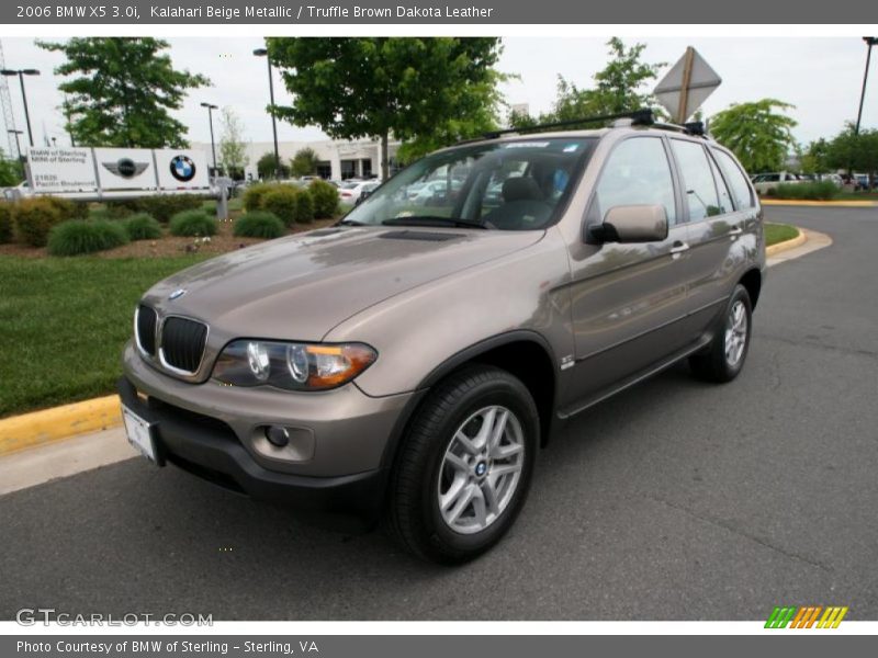 Kalahari Beige Metallic / Truffle Brown Dakota Leather 2006 BMW X5 3.0i